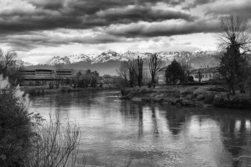 Photo Grenoble noir & blanc